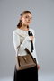 Vince Camuto Turin Bolso de Polipiel Color Visón Oscuro